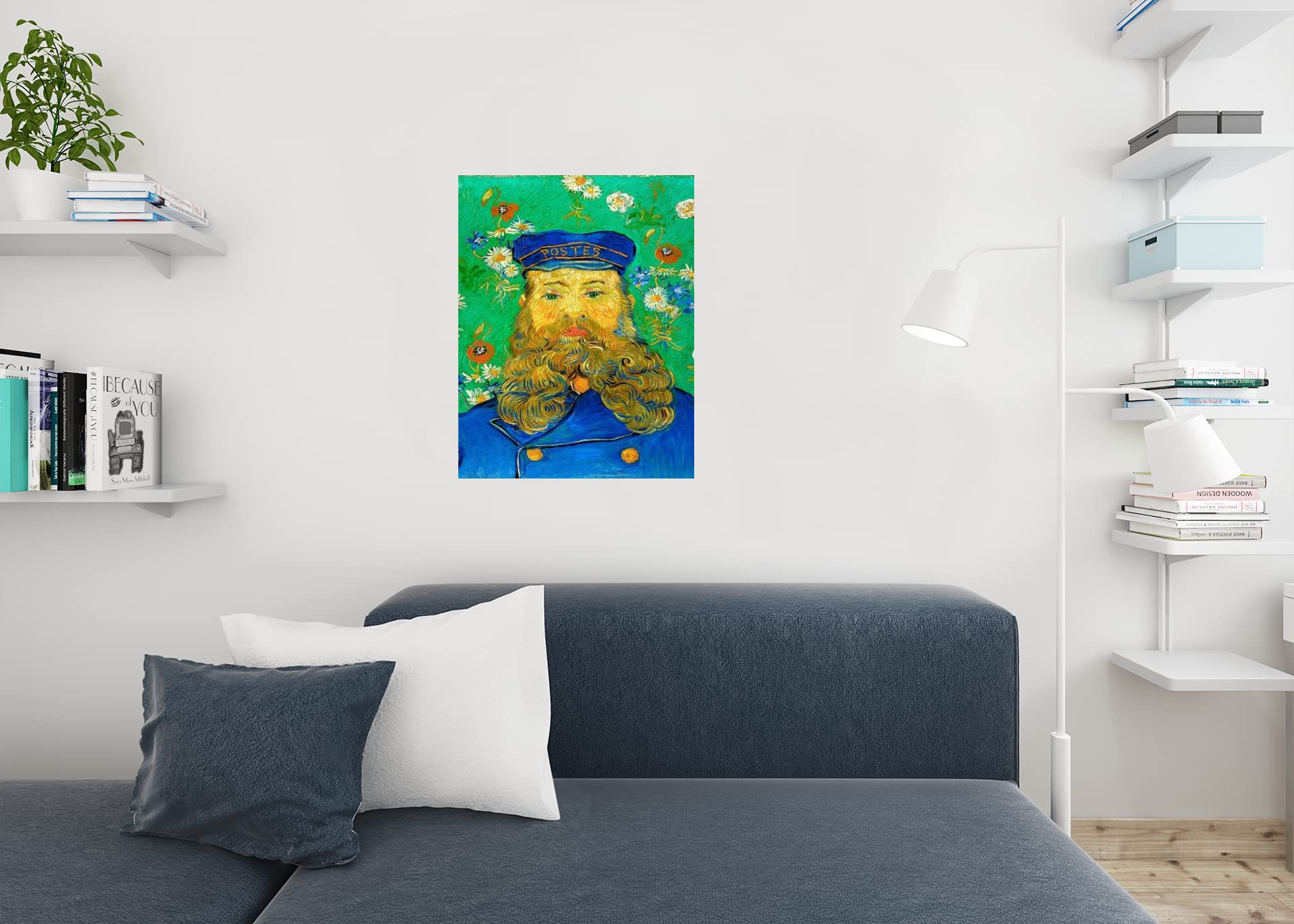 Amazon.com: 文森特·梵高(Vincent Van Gogh)郵差肖像約瑟夫·魯林